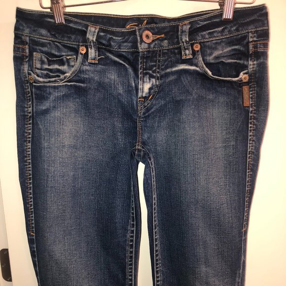 vintage Silver Jeans Lola flare leg jeans sz 31/33 EUC - Picture 2 of 9